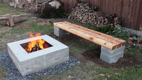 Check with your local fire department. Diy Fire Pit Bench - Fire Pit Ideas