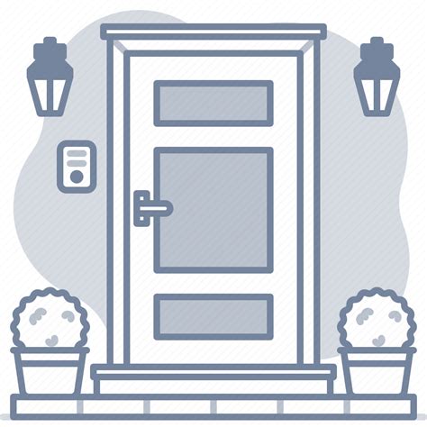 Interior Front Door Entrance Icon Download On Iconfinder