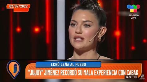 Sofía Jujuy Jiménez Recordó Su Mala Experiencia Con Horacio Cabak La