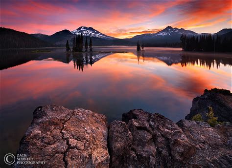 Sparks Lake Sunrise By Zack Schnepf 500px