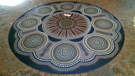 Ceramic Mosaic Floor Tiles 1994 By Joan Martin Bentley Western