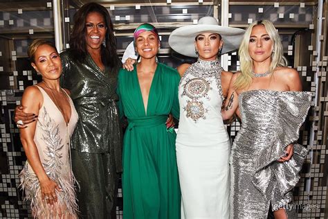 Michelle Obama Joins Lady Gaga Jennifer Lopez On Grammy 2019 Stage