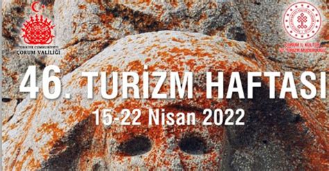 46 Turizm Haftası etkinliklerle kutlanacak Çorum Yayla Haber