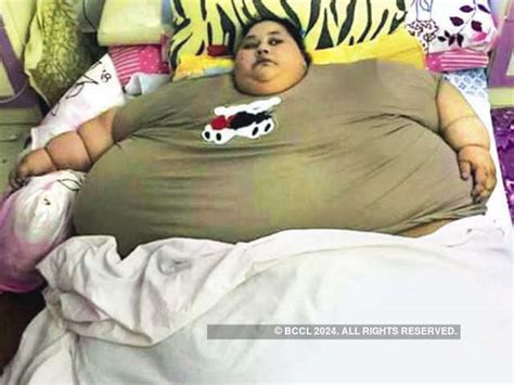 Eman Ahmed Worlds Heaviest Woman Worlds Heaviest Woman Arrives In Mumbai For Weight Loss