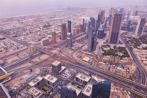 Dubai Downtown Stock Photo Image Of Business Arab Construction