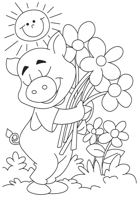 Pig Coloring Page Coloring Page