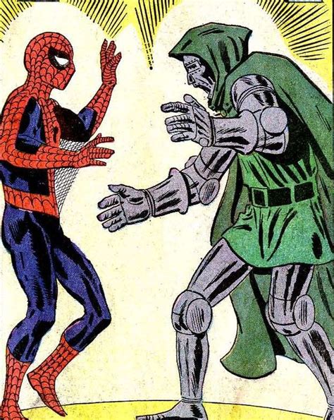 Doctor Doom And Spider Man Ultimate Spiderman Spiderman Doom