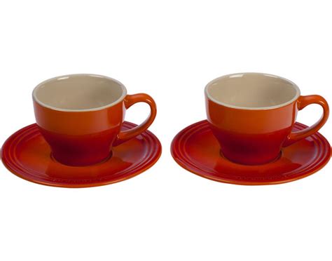 Cappuccino Cups And Saucers Set Of 2 Le Creuset Official Site