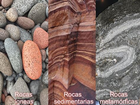 Tipos de rocas ígneas sedimentarias y metamórficas con ejemplos