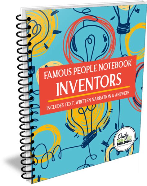 Famous People Notebook: Inventors - Learn about Great Scientists