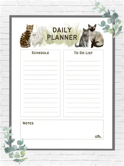 6 Free Printable Daily Planner Templates Lets Craft Instead Free