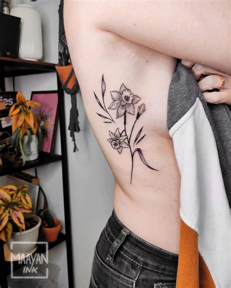 December Birth Flower Tattoo Images Best Flower Site