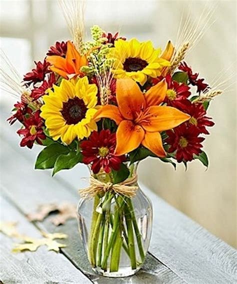 Deliver The Perfect Fall And Autumn Flower Arrangement By Carithers