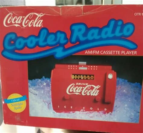 vintage 1988 coca cola am and fm radio cassette player cooler 1949 replica 130 00 picclick