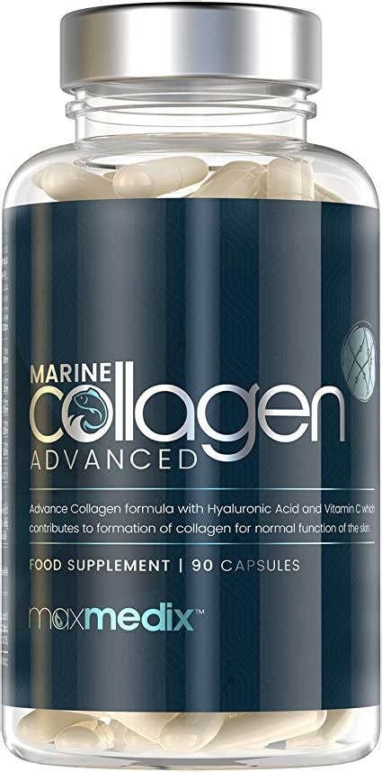 Advanced Marine Collagen Powder Capsules With Hyaluronic Acid 1200mg