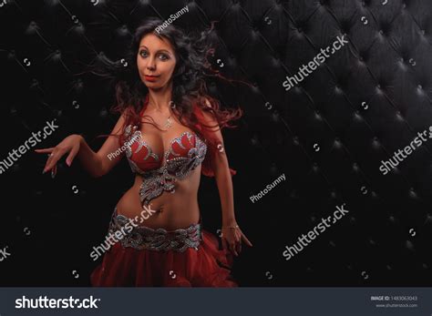 Attractive Bellydancer Performing Zills On Her Stock Photo Shutterstock