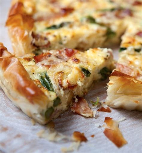 Egg Bacon And Asparagus Flan Recipes Hairy Bikers