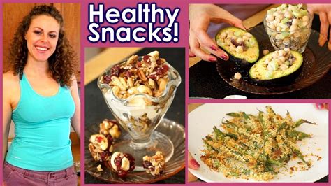 Healthy Snacks And Weight Loss Tips 5 Snack Recipes High Protein Nutrition Vegetarian Food