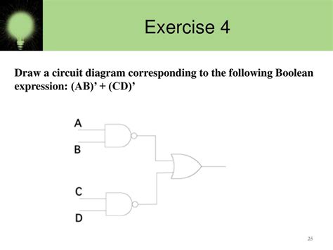 draw the logic circuit for following boolean expression wiring flow schema