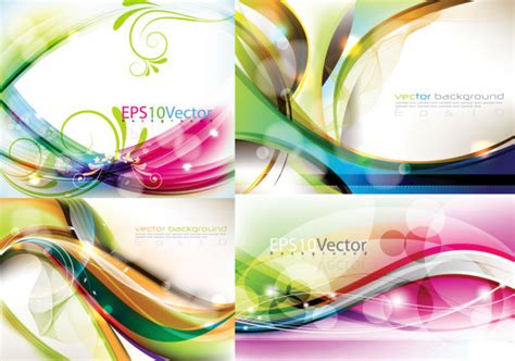 Abstract Colored Dynamic Background 1 Vectors Images Graphic Art