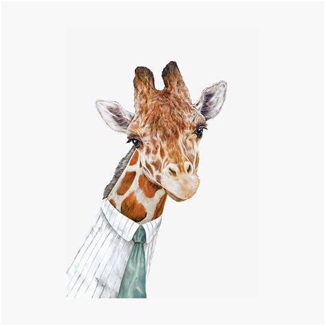 Giraffe Photographic Print By Animalcrew Redbubble