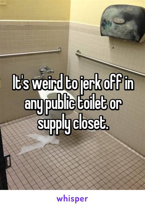 public toilet jerk off