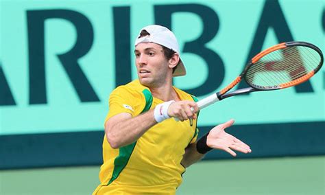 Davis Cup Brazil Tennis Player Apologizes For ‘racist’ Gesture Arab News