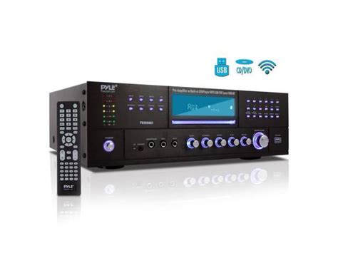 4 Channel Home Theater Bluetooth Preamplifier 3000 Watt Stereo