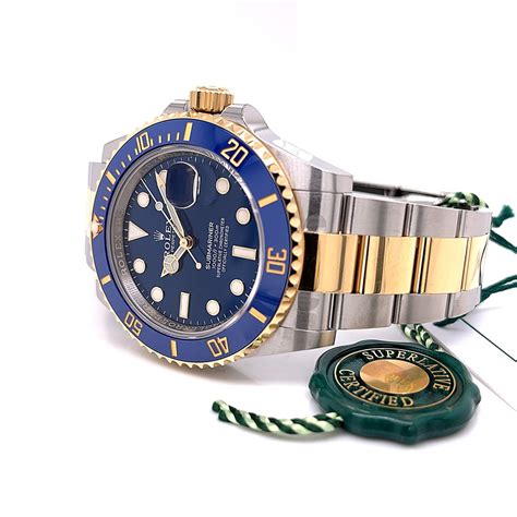 Rolex Submariner 41mm Yellow Gold And Stainless Blue Dial 126613lb