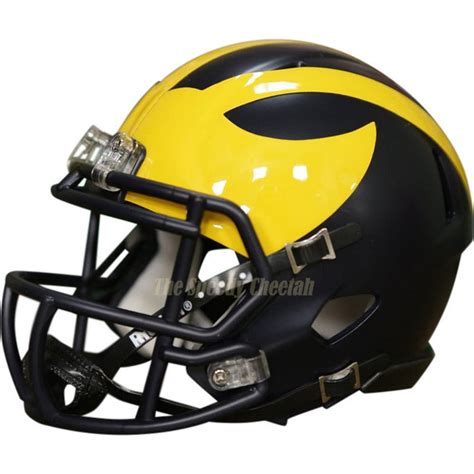 Michigan Wolverines Riddell Speed Mini Helmet The Speedy Cheetah