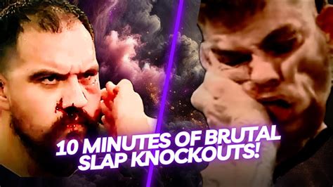 10 Minutes Of Brutal Slap Knockouts Youtube