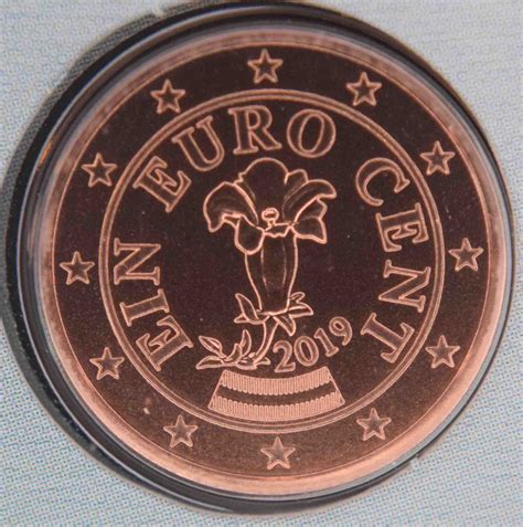 Austria 1 Cent Coin 2019 Euro Coinstv The Online Eurocoins Catalogue
