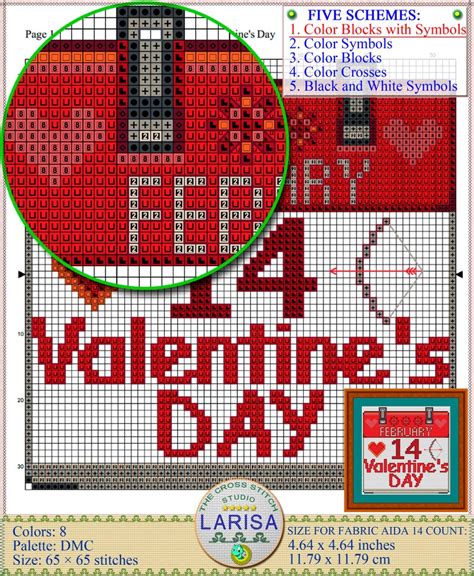 valentine s day cross stitch pattern etsy