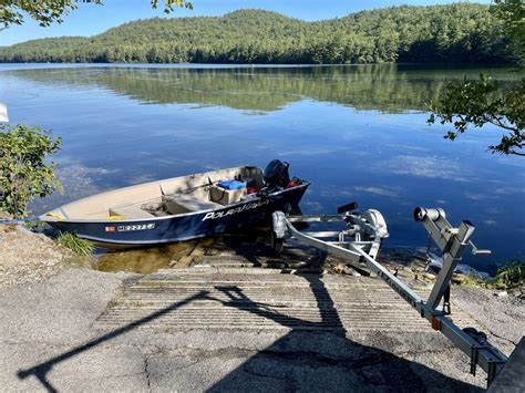 Fishing For Smallmouth And Largemouth Bass On Long Pond In Parsonsfield