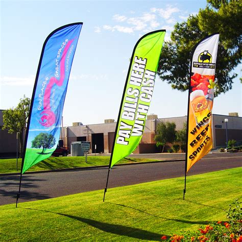12ft Custom Printed Feather Ad Flag with Bag | Firefly ...
