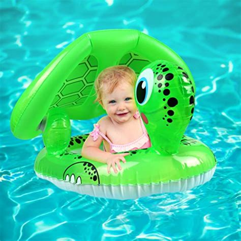 If your child likes to play on the water, it can provide the best extra protection for your child with the smallest risk of tipping over. Baby Pool Float With Canopy - Baby Swim Float, Infant ...
