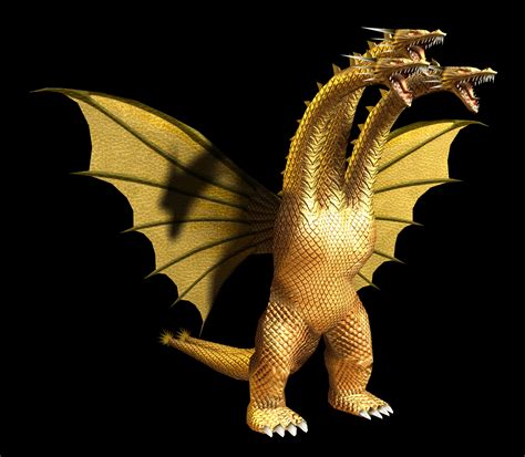 Imagen Gdamm Artwork King Ghidorah 2png Godzilla Wiki Fandom