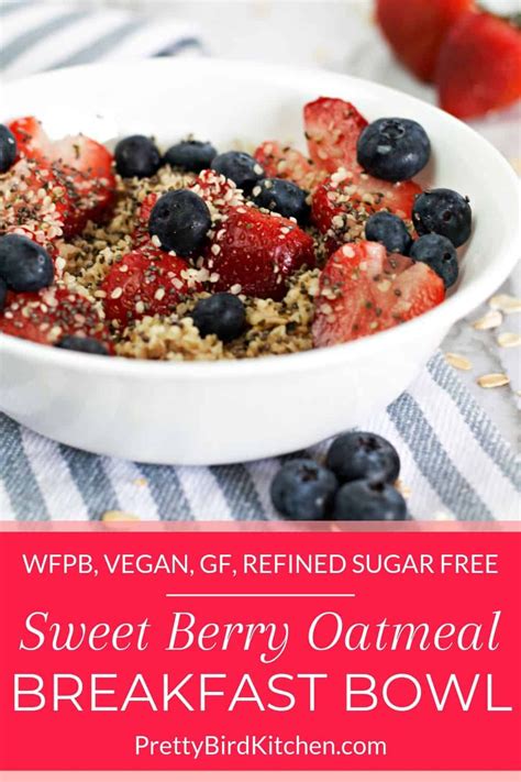 We love seeing photographs of our recipes and just in general hearing from you guys! Sweet Berry Oatmeal | Recipe | Whole food recipes, Plant ...