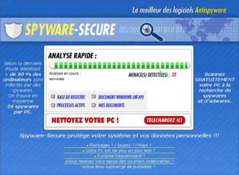 Alerte Spyware Secure