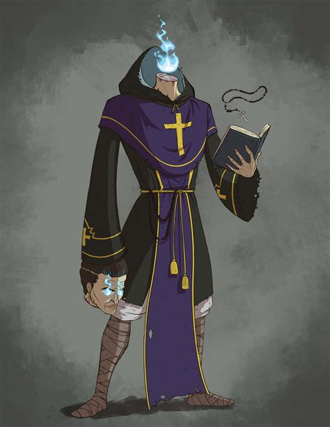 Artstation Colombian Myths And Legends The Headless Priest