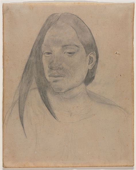 T Te D Une Femme Tahitienne Paul Gauguin