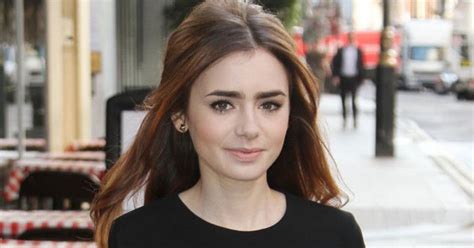 Lily Collins Shows Off Her Natural Beauty As She Strolls Around London