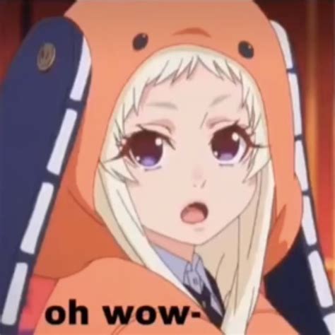 Anime Reaction Memes Pictures Pt Kakegurui Anime Snapchat
