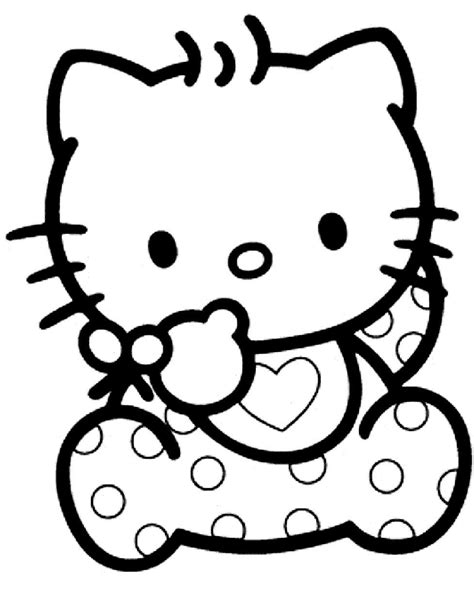 Dessus Coloriage A Imprimer De Hello Kitty Gratuit Des Milliers De