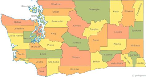 Washington County Map Us