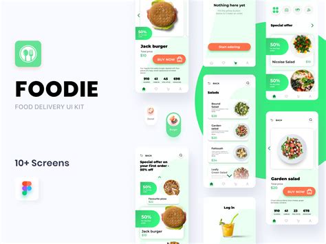 Foodie App Design Ui Kit By Templatething On Dribbble