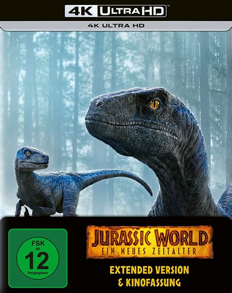 Amazon Jurassic World Ein Neues Zeitalter 4k Uhd Steelbook Dvd Et Blu Ray Blu Ray