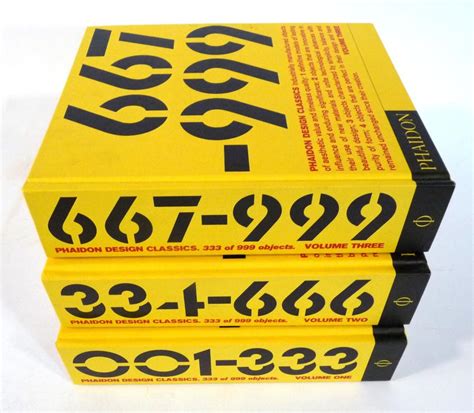 Sold At Auction Design 999 Phaidon Design Classics Total 3