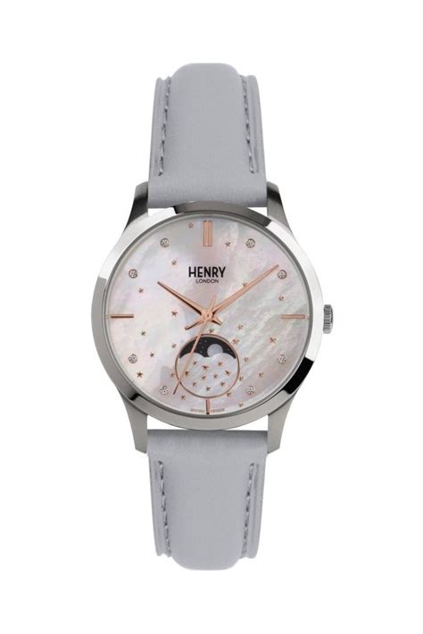 Henry London Moon Phase Watch Hl35 Ls 0327