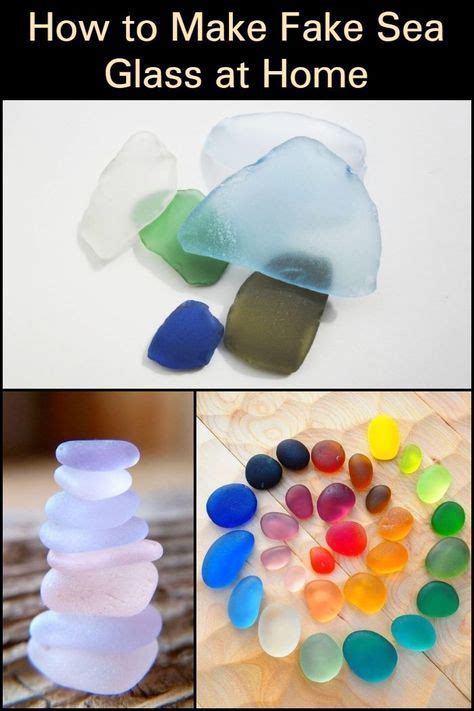 Perfecting The Look Of Great Fake Sea Glass At Home Craft Projects